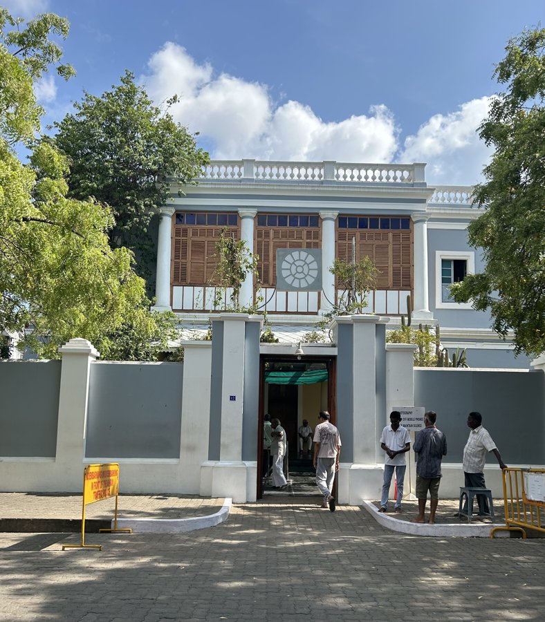 Sri Aurobindo Ashram entrance, Puducherry
